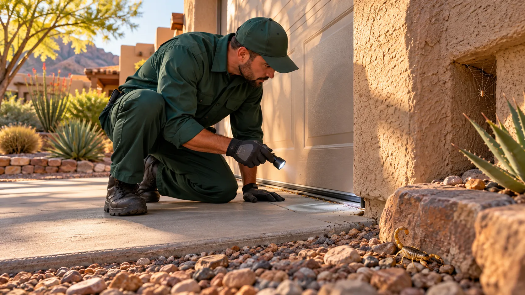 Common pest entry points identified during Pest Control Service in Albuquerque's International District.